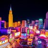 星光璀璨的滿天星娛樂城-夜晚娛樂勝地